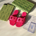 G canvas pink gucci slides