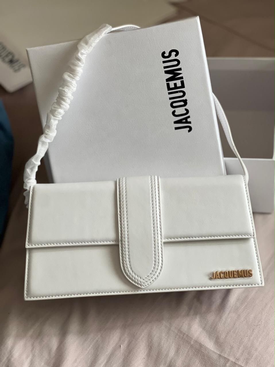 White Jacquemus handbag