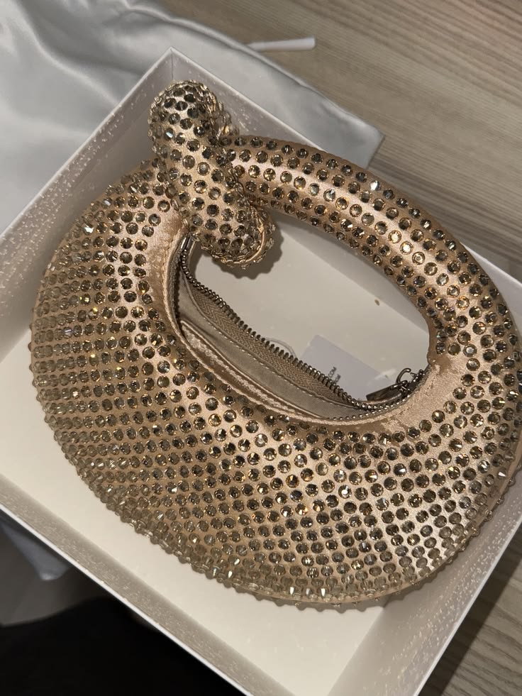 JW PEI Abacus Crystal Mini Handbag - Champagne