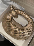 JW PEI Abacus Crystal Mini Handbag - Champagne