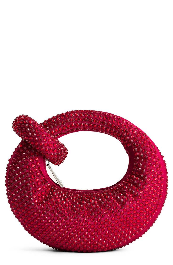 JW PEI Abacus Crystal Mini Handbag - Red