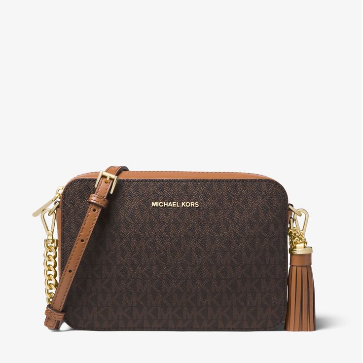 Michael Kors brown camera bag product